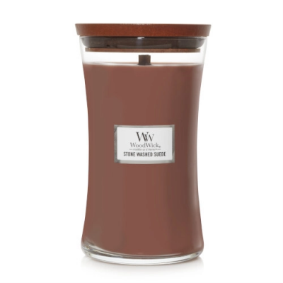 WoodWick - Stone Washed Suede - Grande