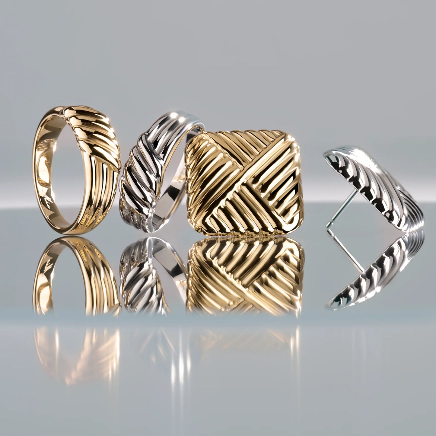 Bague Carrie Taille 7 - Or | Mia
