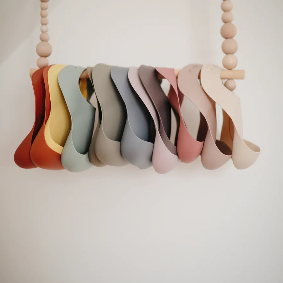 Bavoir en Silicone - Dusty Rose