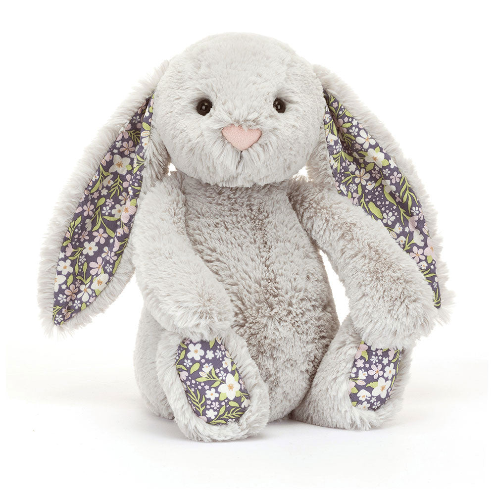 Lapin fleuri argenté « Bloom » - Petit