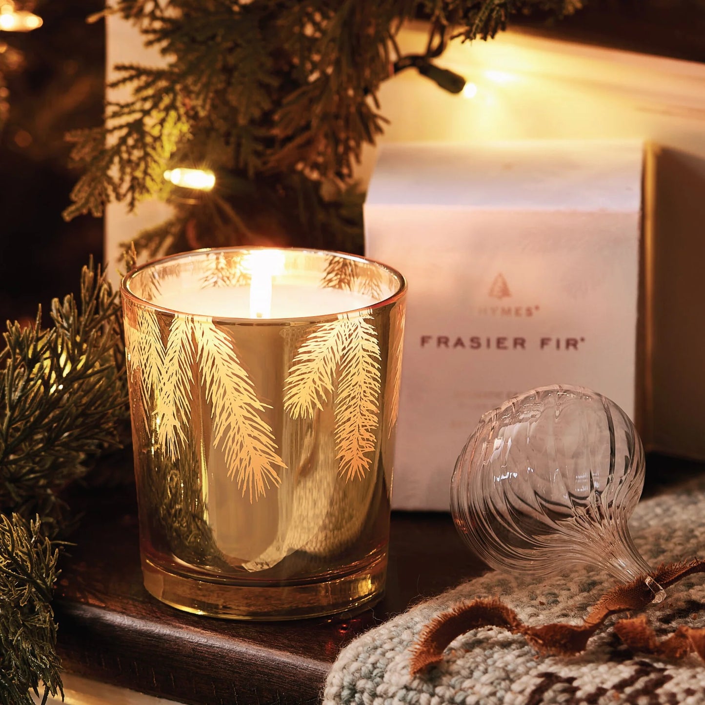 Bougie Dorée Frasier Fir