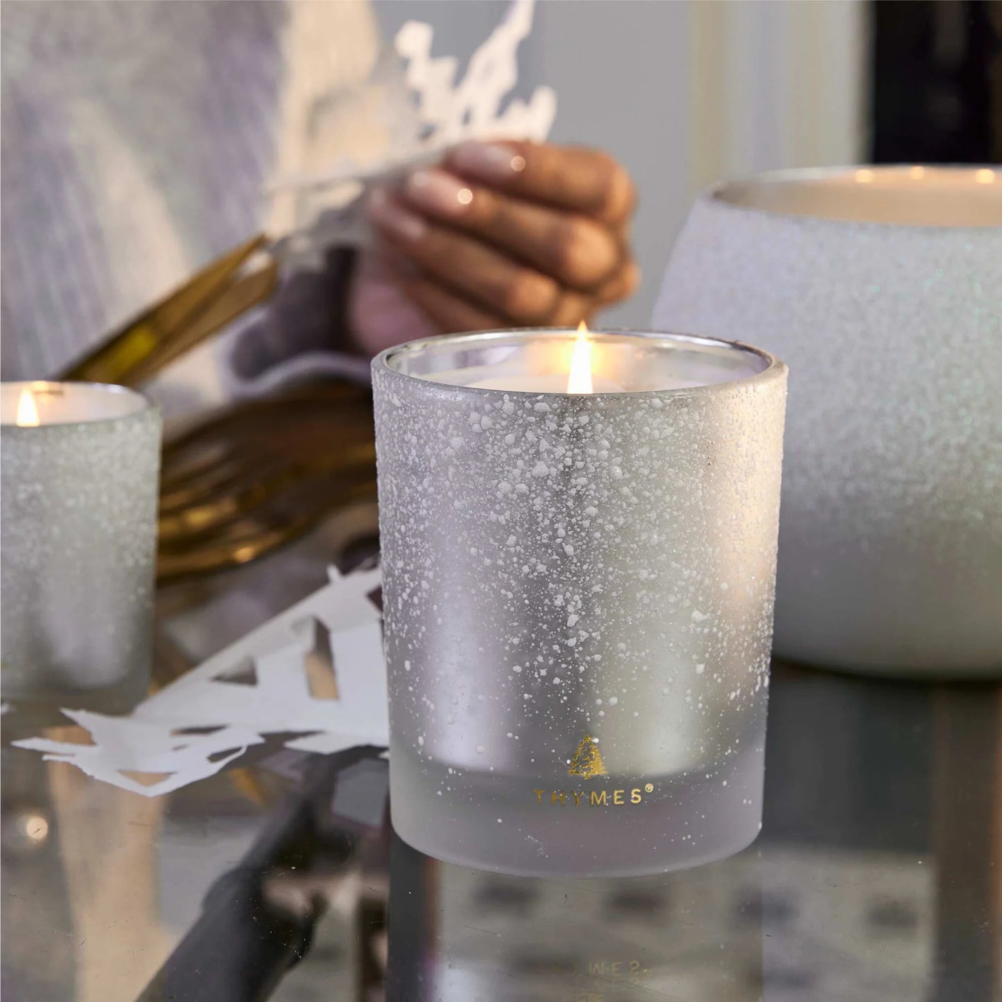 Bougie Enneigée Frasier Fir