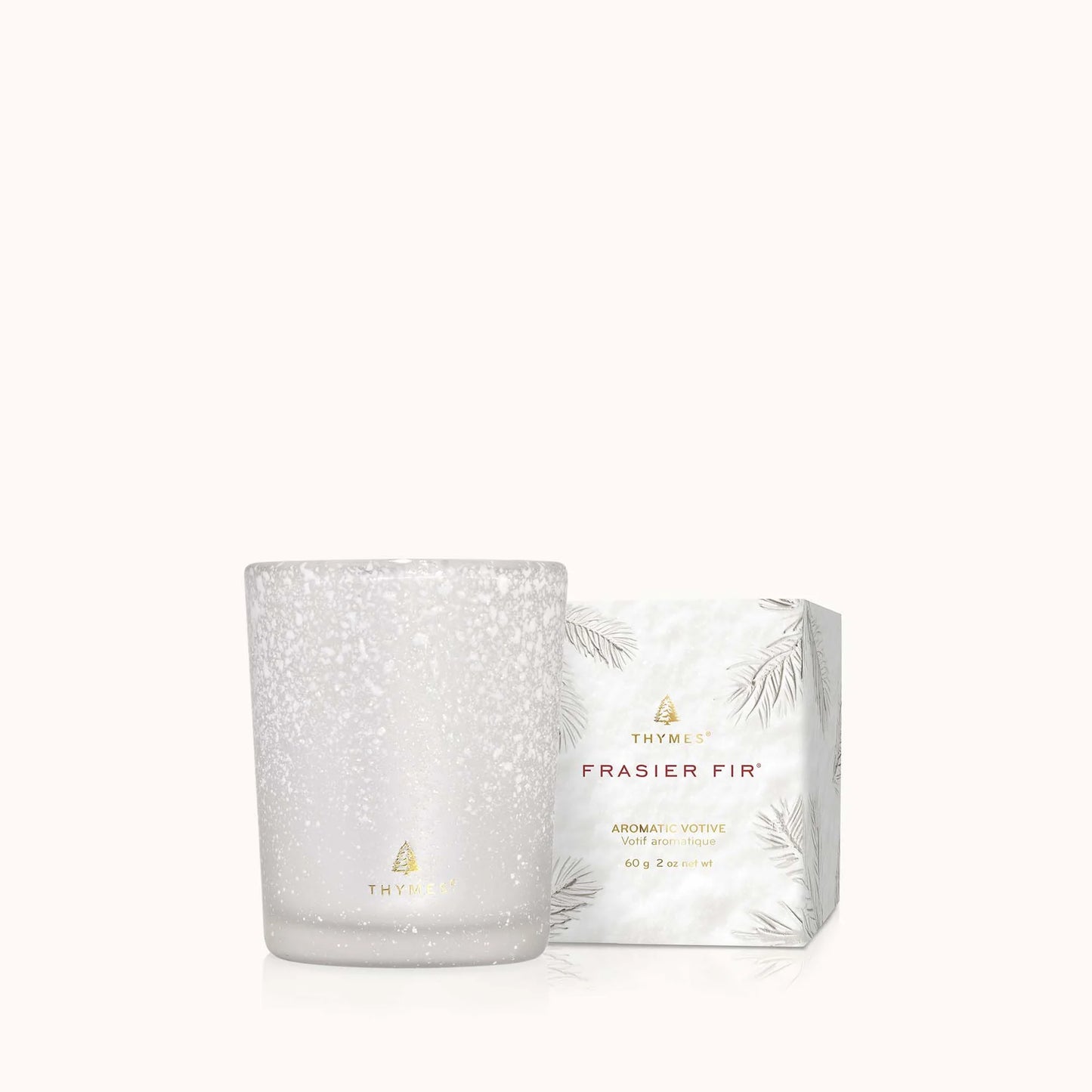 Bougie Enneigée votive Frasier Fir