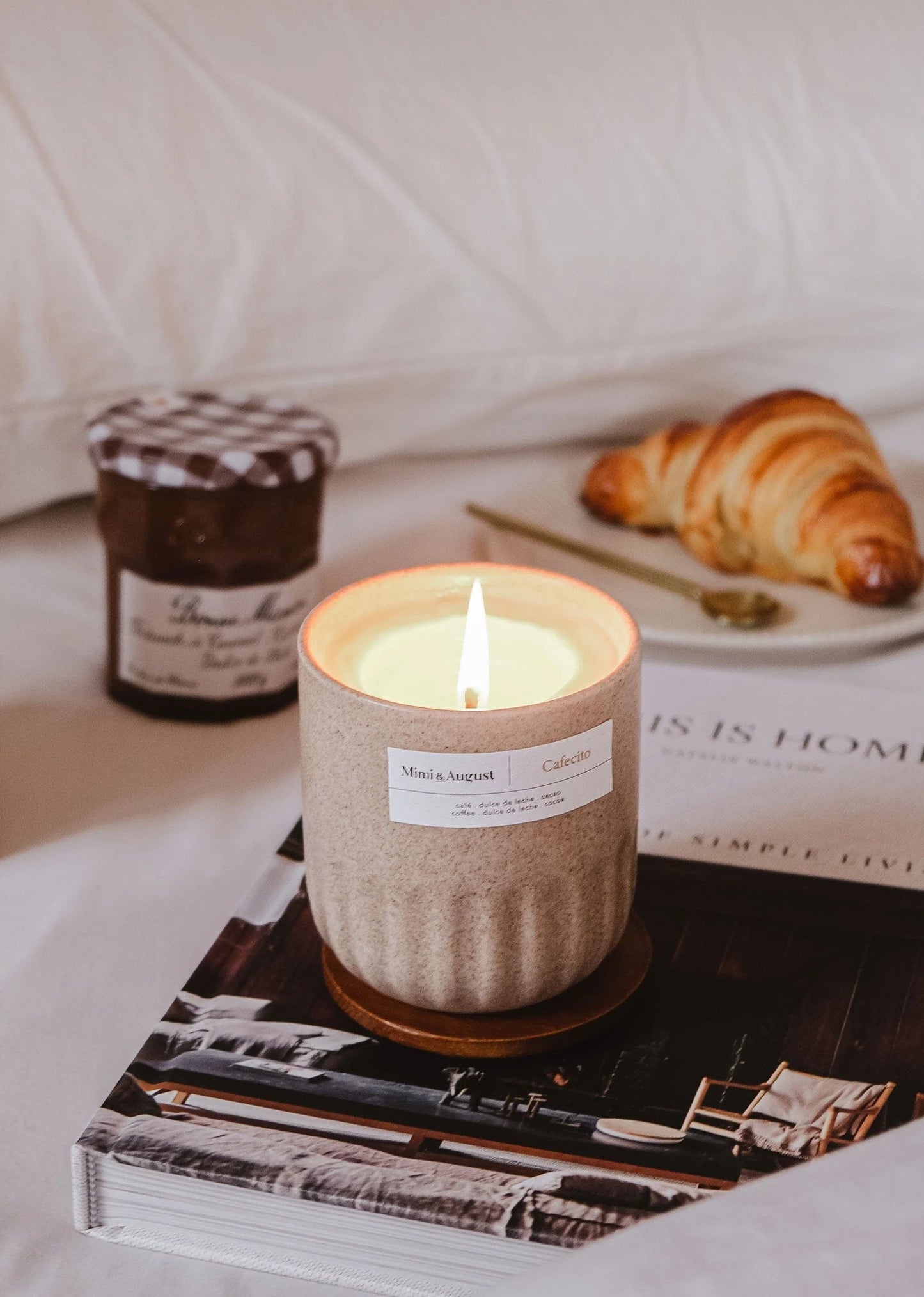 Bougie Réutilisable Cafecito - 11 oz | Mimi & August