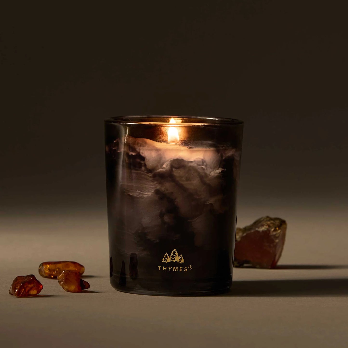 Bougie Votive Noir Woods