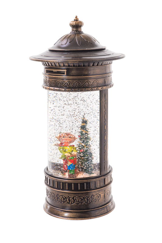 Boule à Neige Cylindrique Bronze