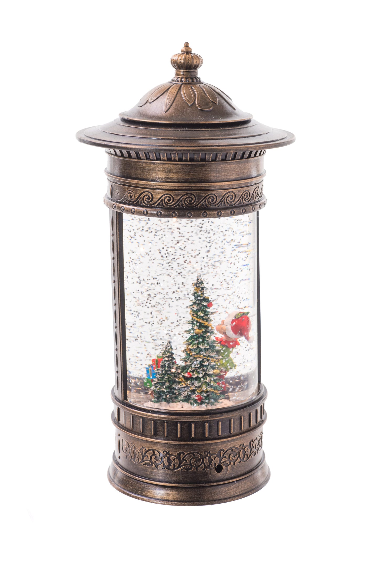 Boule à Neige Cylindrique Bronze
