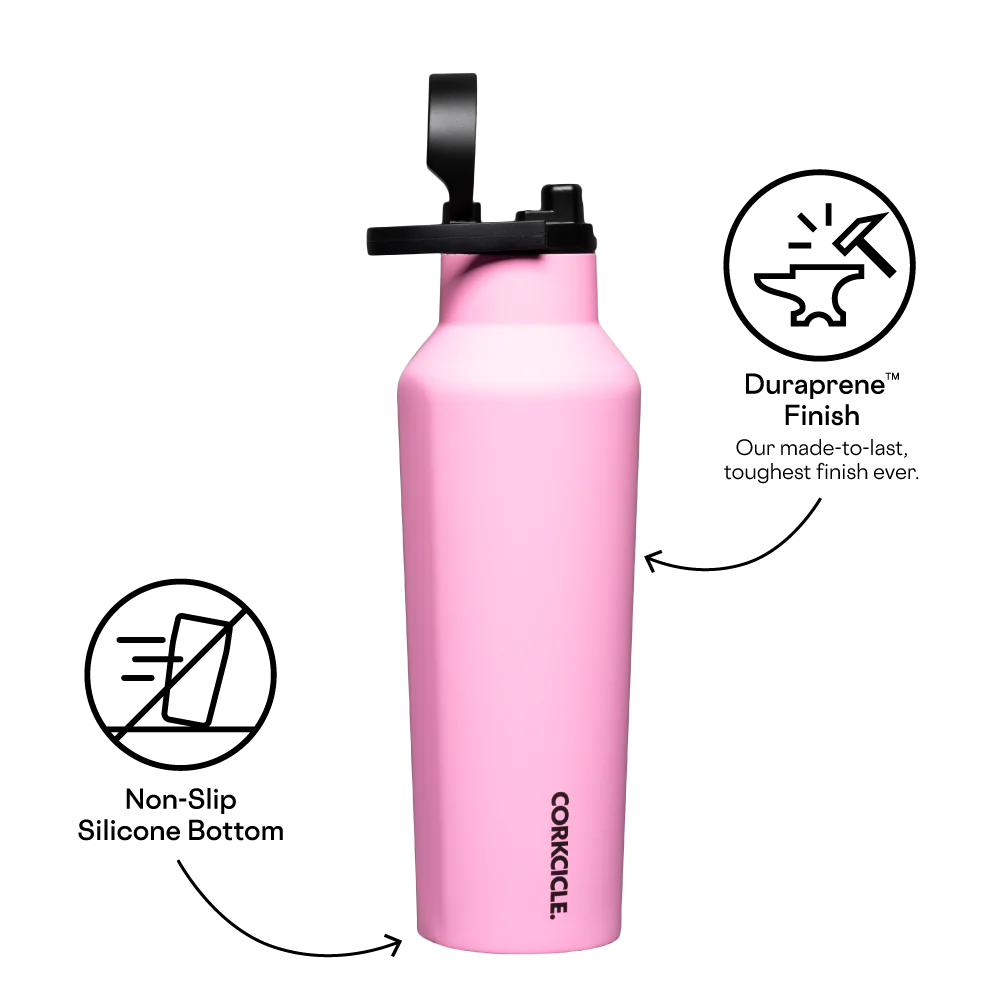 Bouteille Sport 20 oz Rose Ensoleillée – Corkcicle