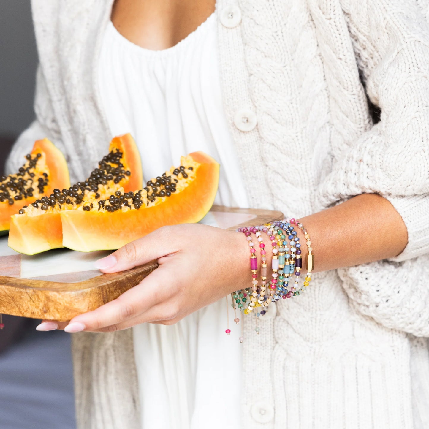 Bracelet Chakra Glow - Aura/Bien-être/Or | Scout