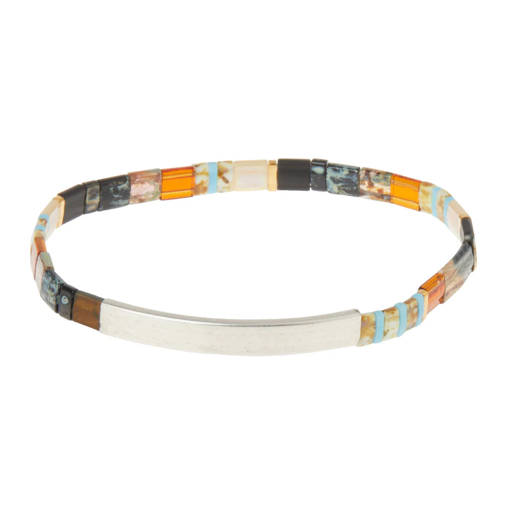 Bracelet Good Karma - Terre/Ciel/Argent | Scout