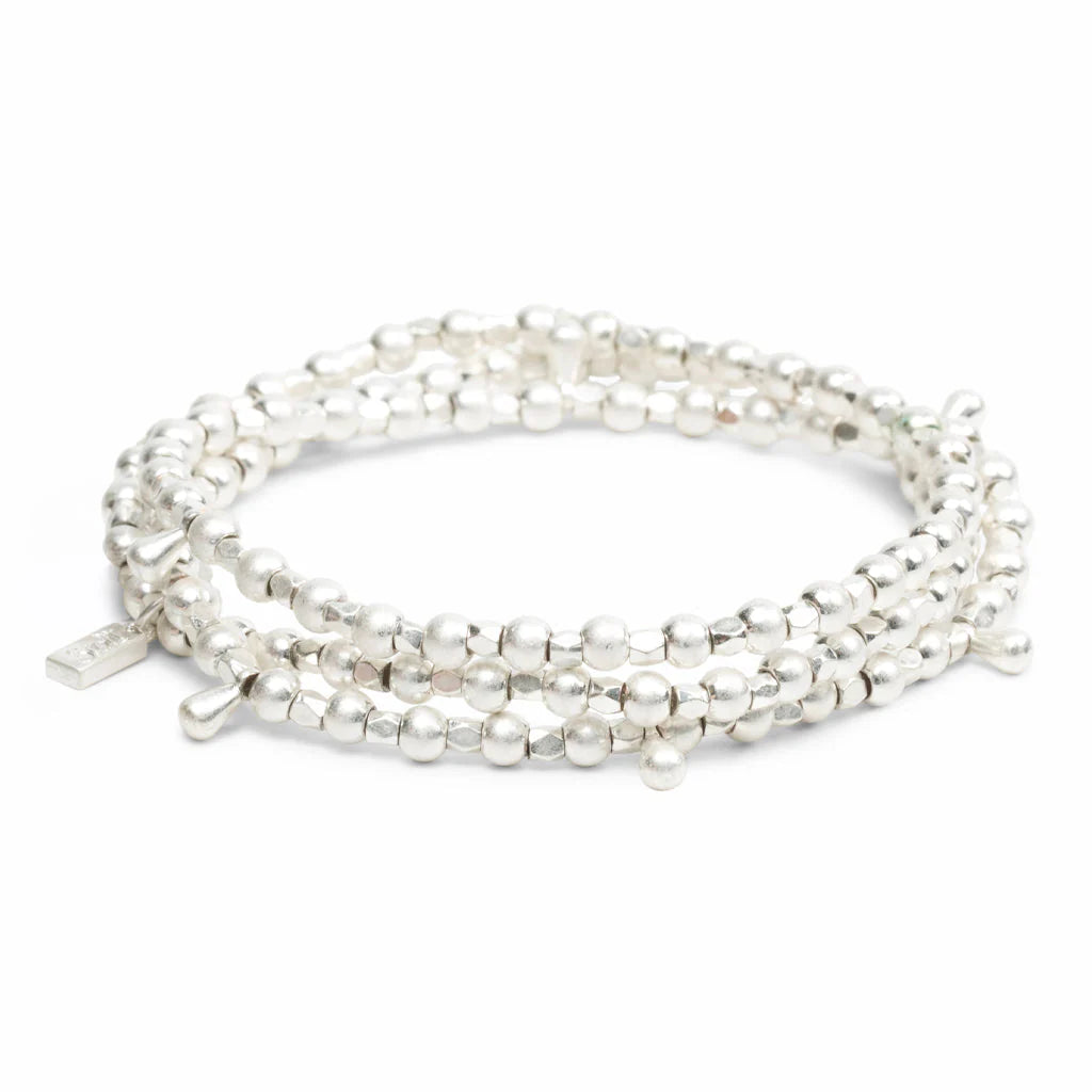 Bracelet Métallique - Classique/Larme/Argent