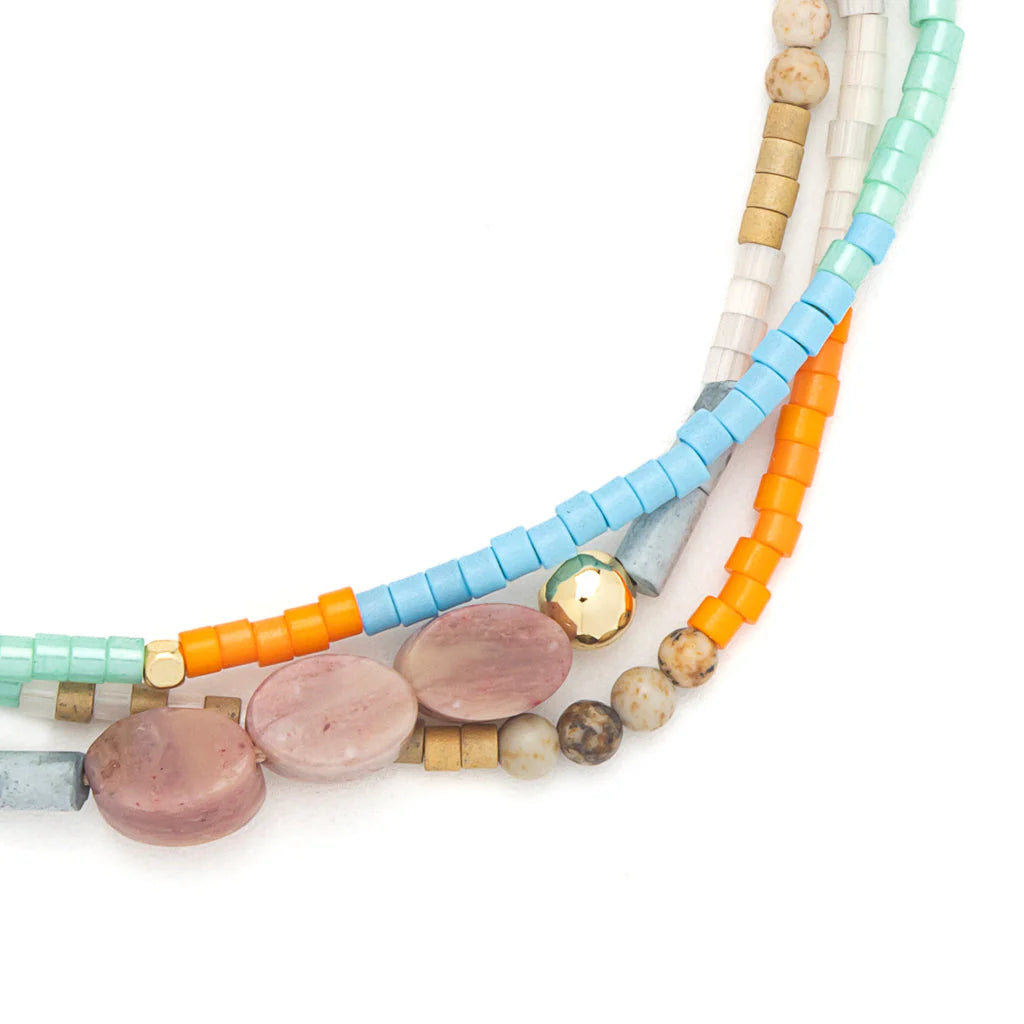 Bracelet Mixtes - Amour/Rhodochrosite/Or | Scout