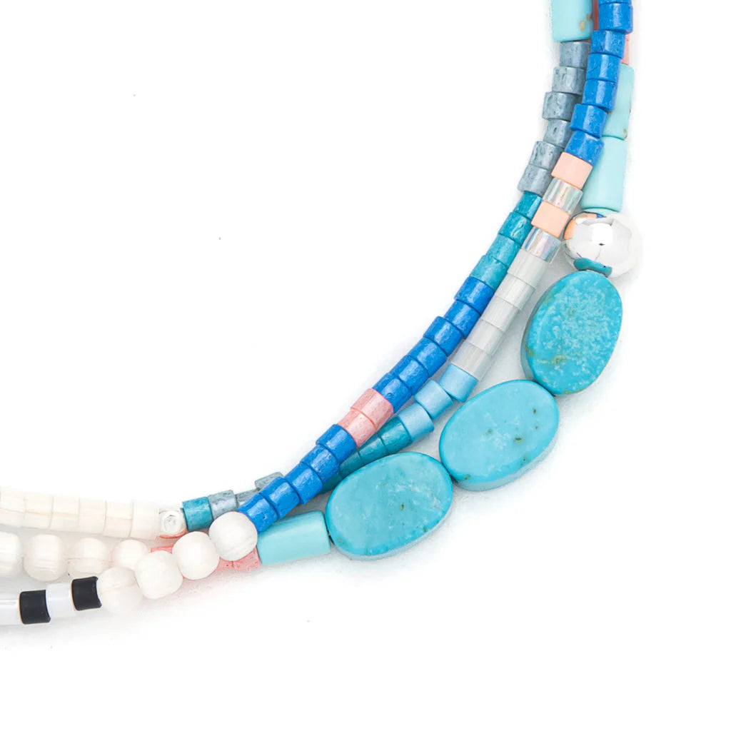 Bracelet Mixtes - Ciel/Turquoise/Argent | Scout