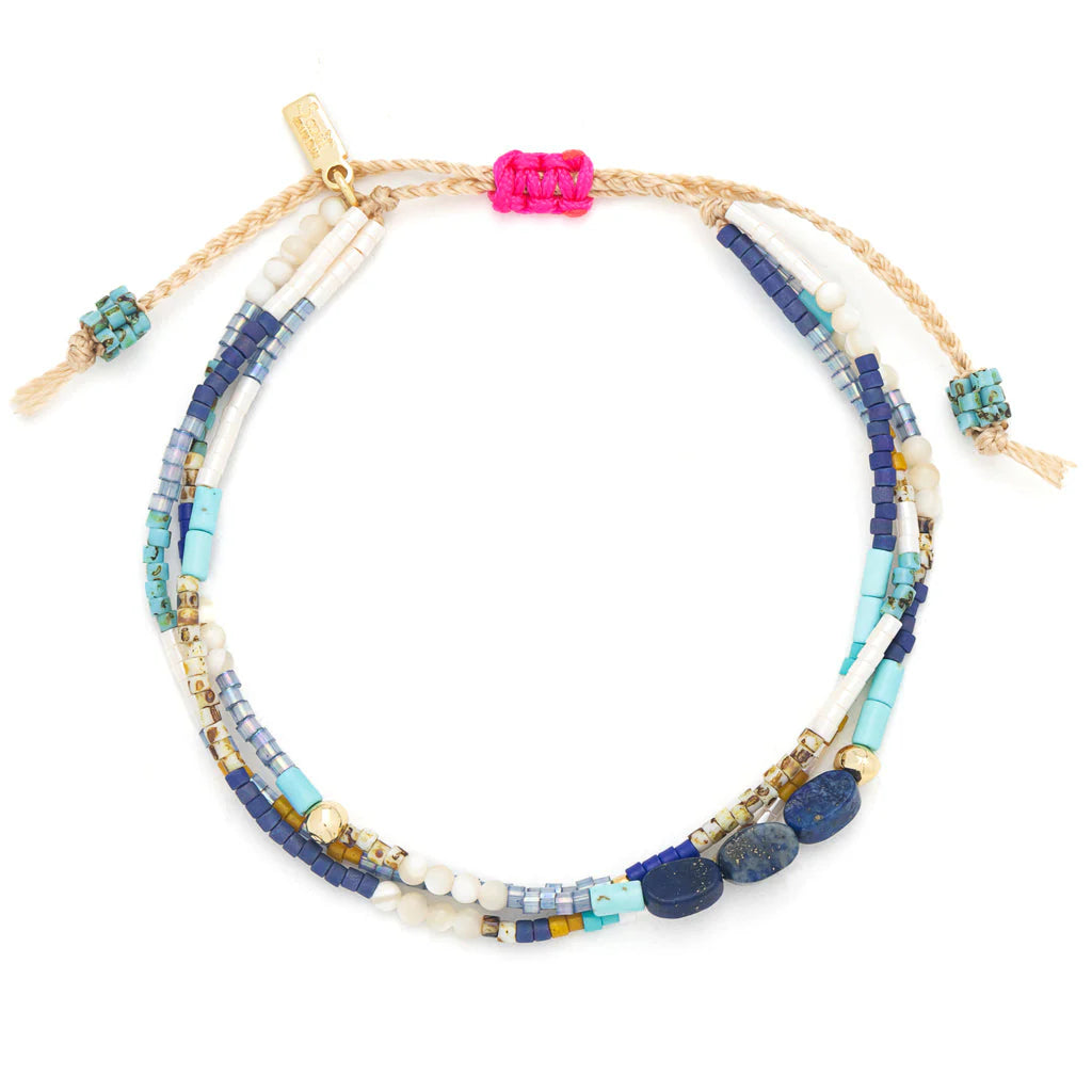 Bracelet Mixtes - Vérité/Lapis/Or | Scout