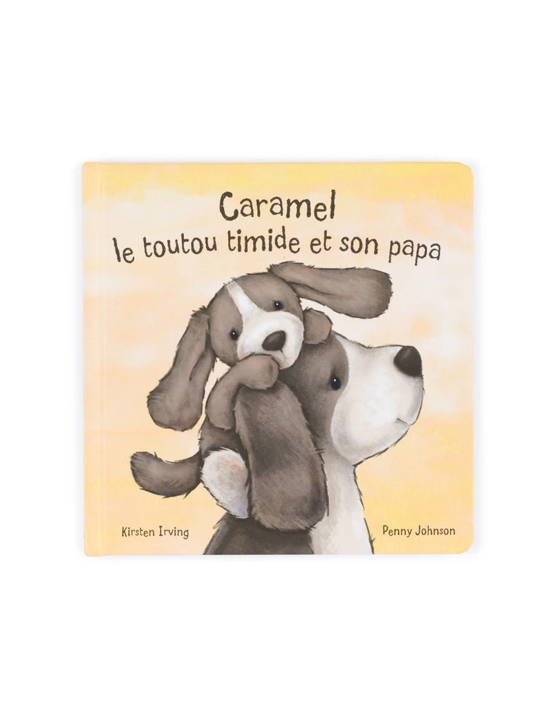 Livre Caramel Le Toutou Timide Et Son Papa – Jellycat
