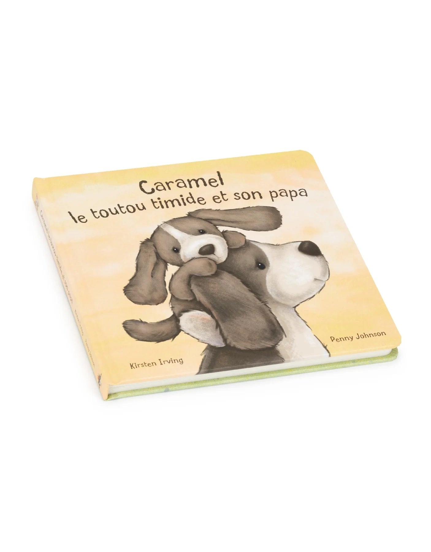 Livre Caramel Le Toutou Timide Et Son Papa – Jellycat