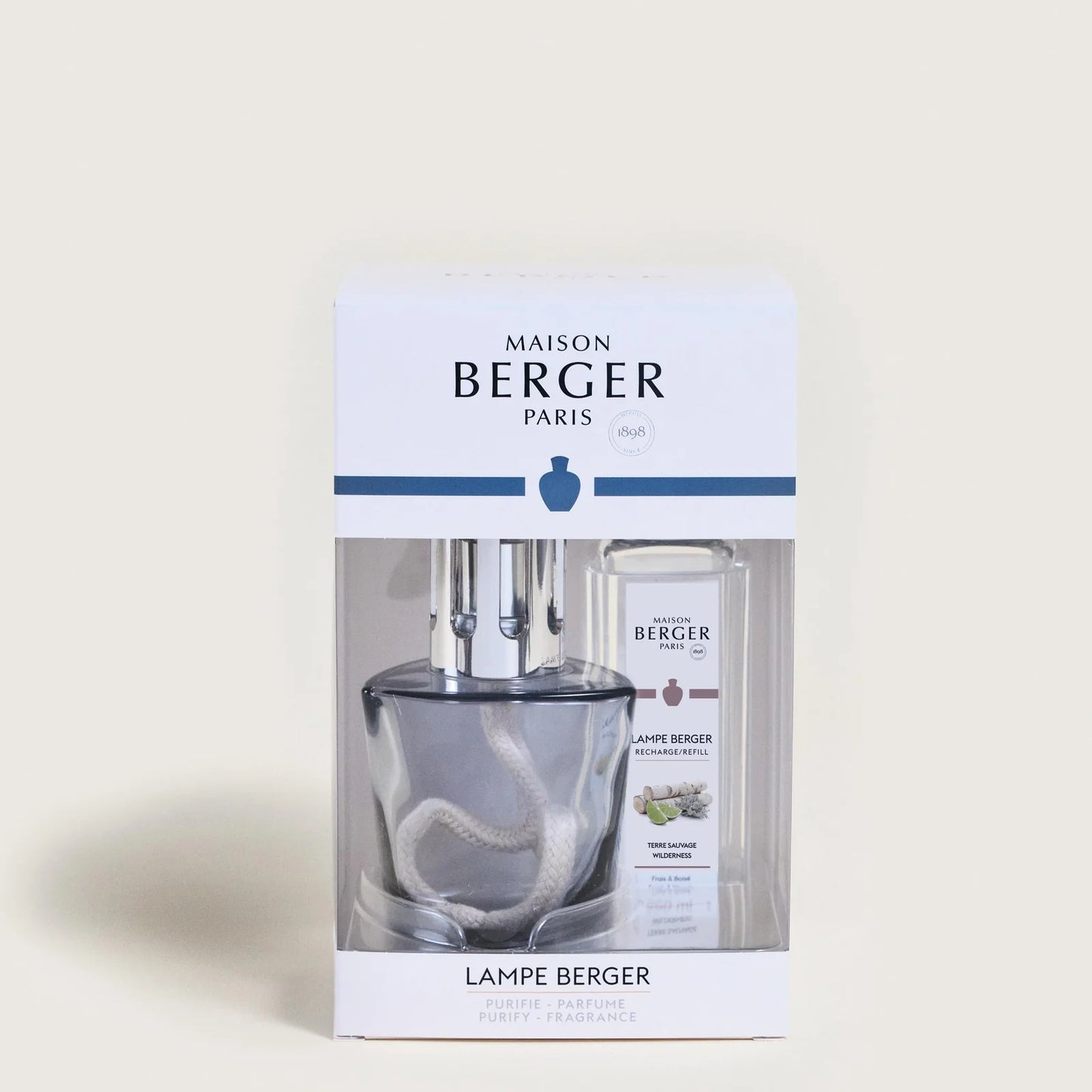 Coffret Lampe Terra - Noir – Maison Berger