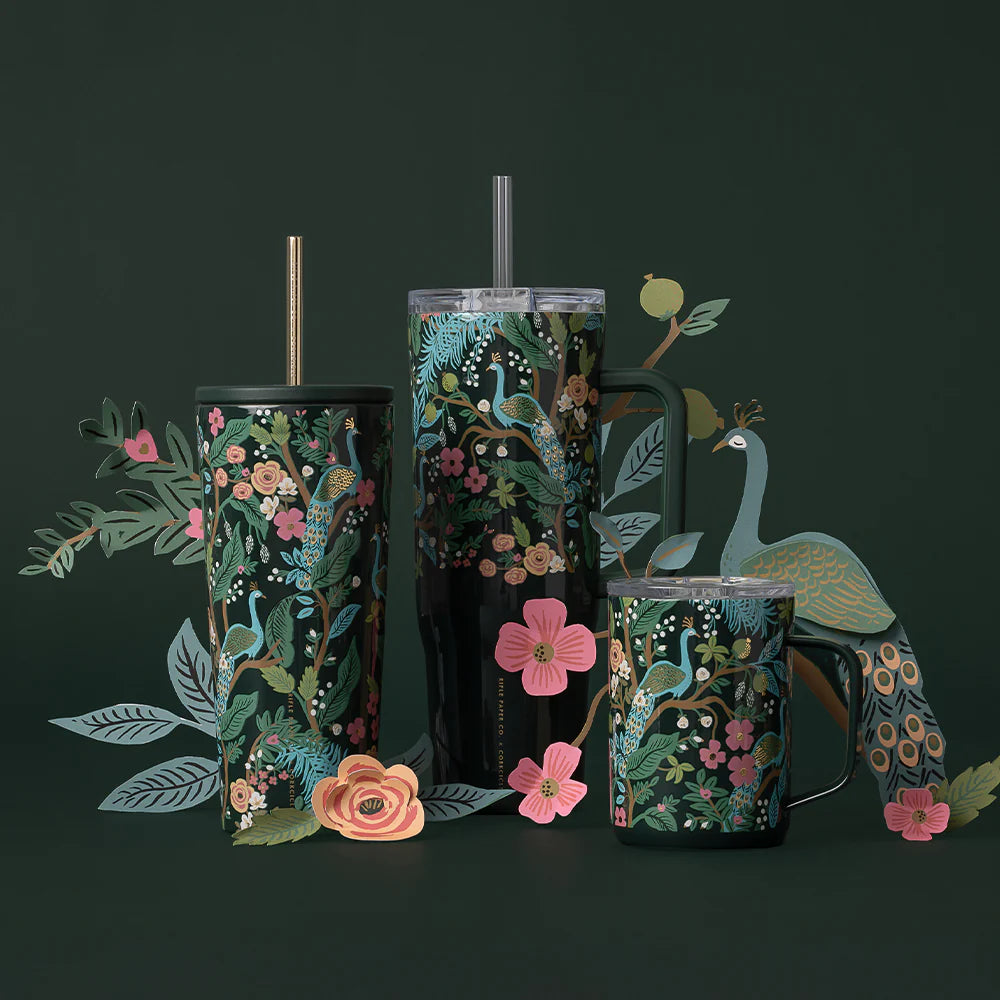 Cruiser 40 oz Rifle Paper Co. x Corkcicle Bleu Paon – Corkcicle