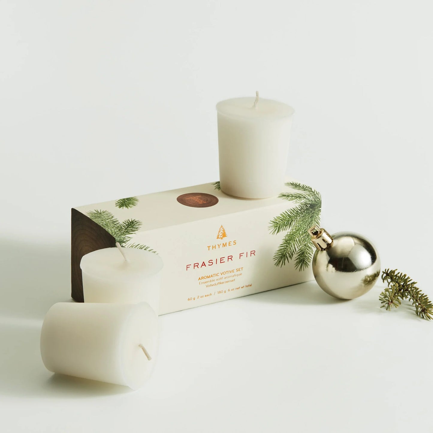 Ensemble de Bougies Votives Frasier Fir