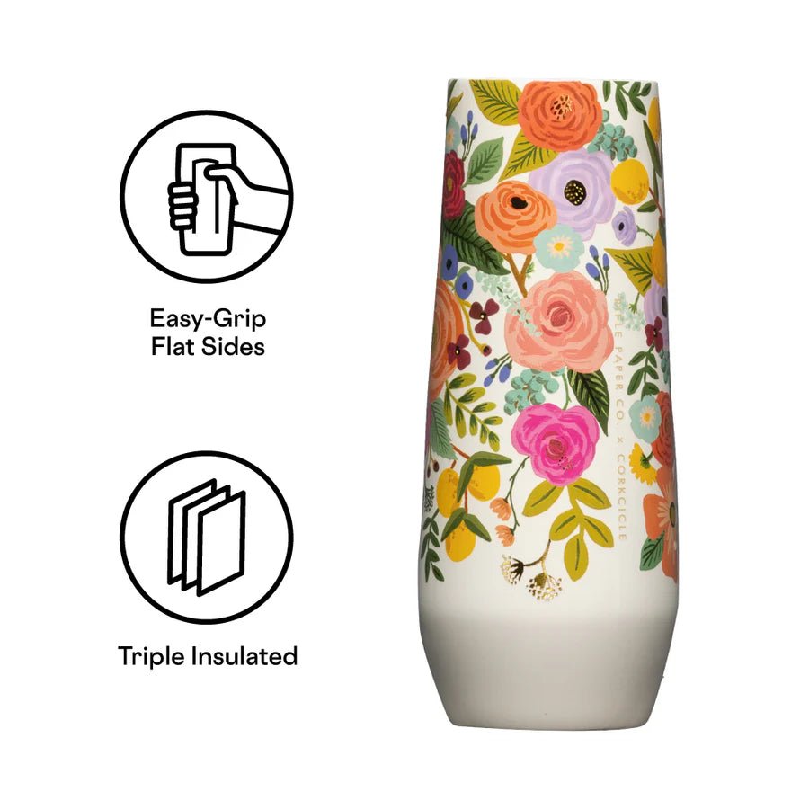 Flûte à Champagne 7 oz Rifle Paper Co. x Corkcicle Éclat Floral – Corkcicle