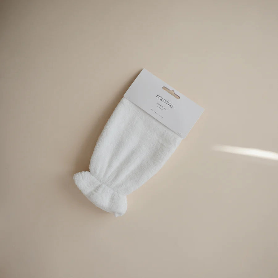 Gant de Bain en Coton Biologique - Perle