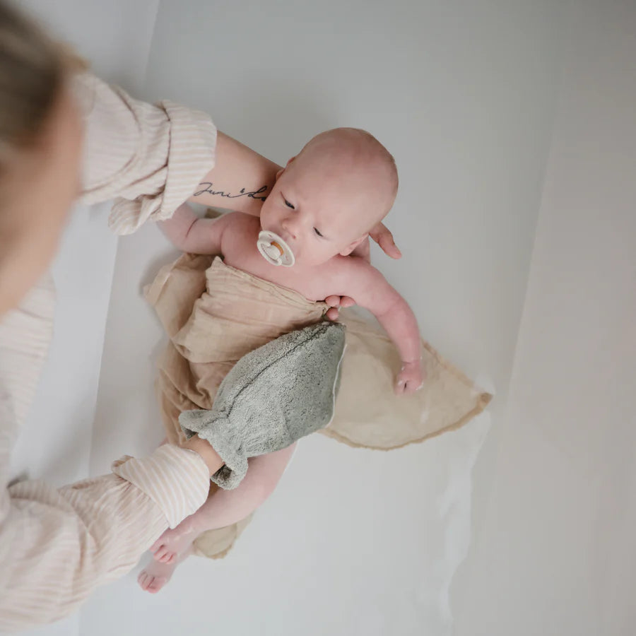 Gant de Bain en Coton Biologique - Perle