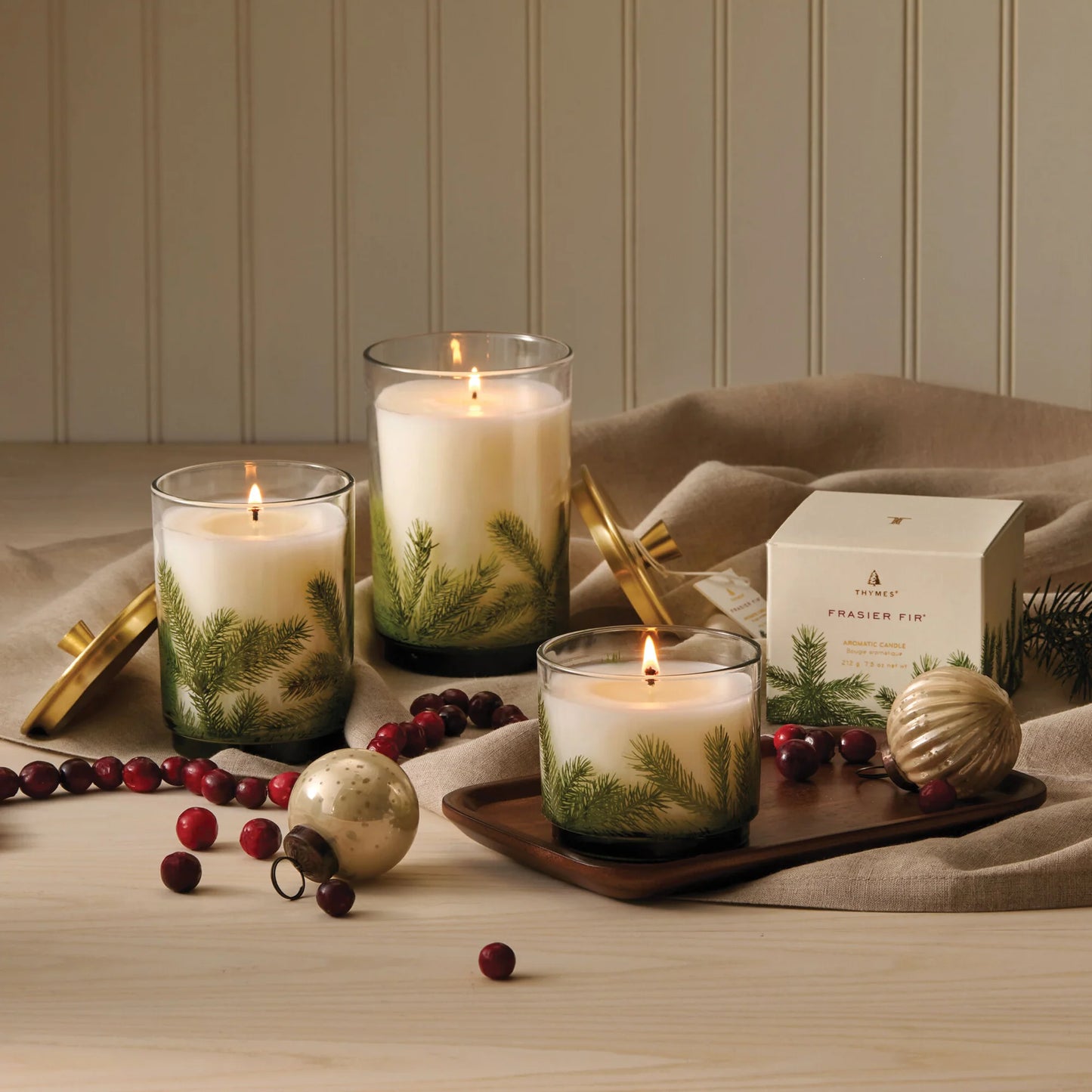 Grande Bougie Aiguilles de Pin Frasier Fir