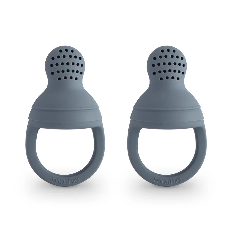 Grignoteuse pour Bébé en Silicone - Bleu