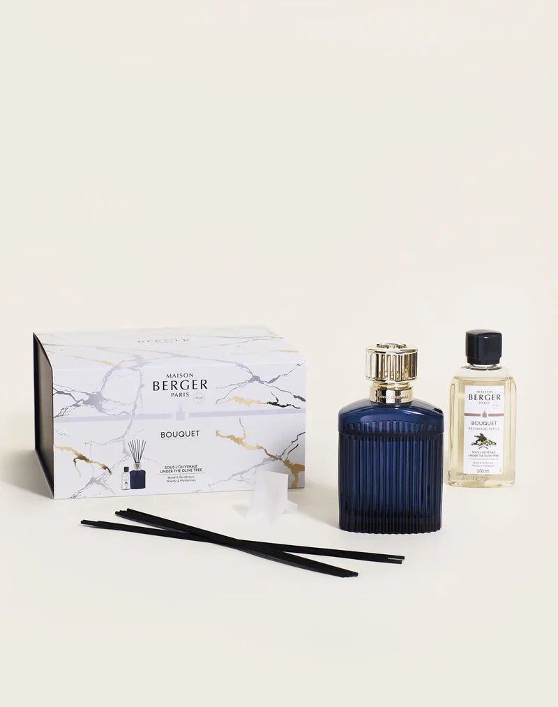 Coffret Lampe Alpha - Bleu Impérial – Maison Berger