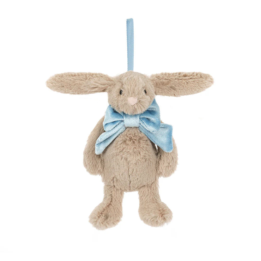 Ornement Lapin Timide Beige