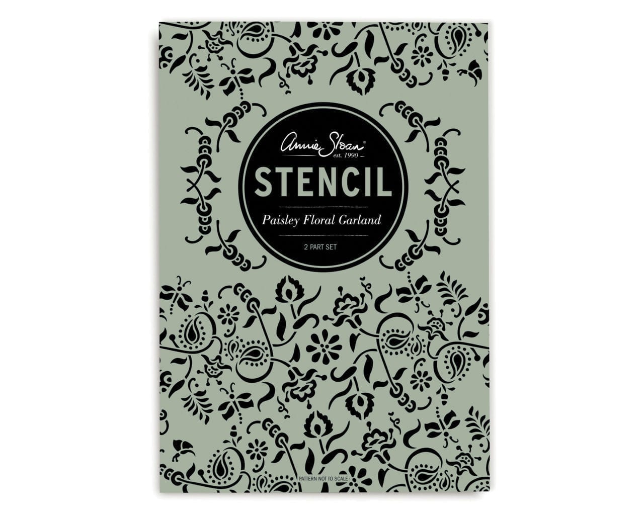 Pochoir Paisley Floral Garland – Chalk Paint