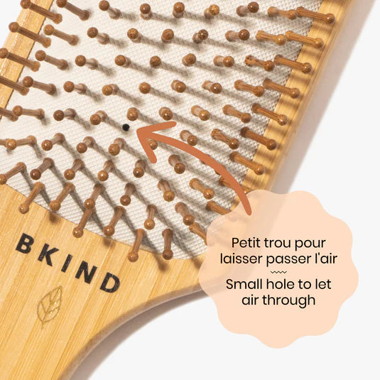 Petite brosse à Cheveux en Bambou – BKIND