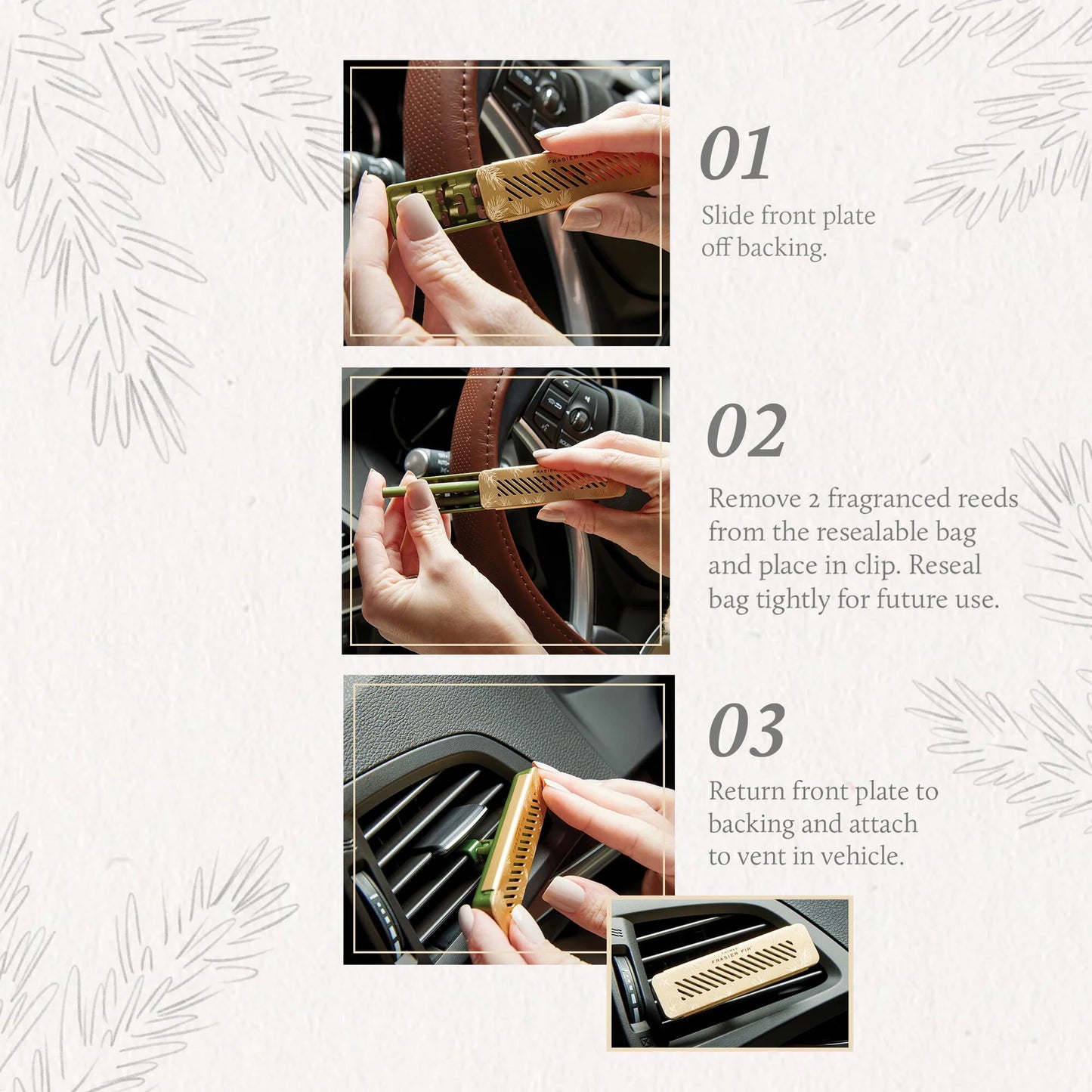 Recharge pour Diffuseur de Voiture Frasier Fir