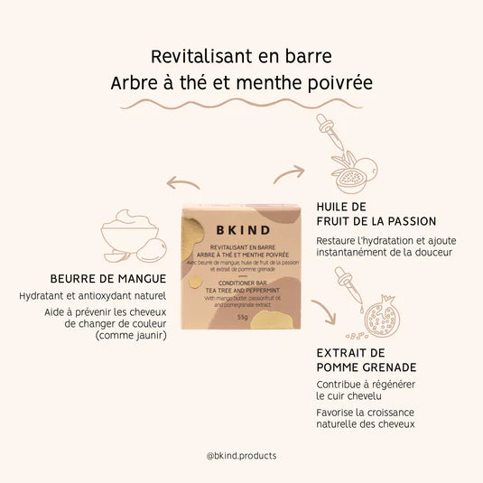 Revitalisant en Barre - Cheveux Colorés ou Blancs – BKIND