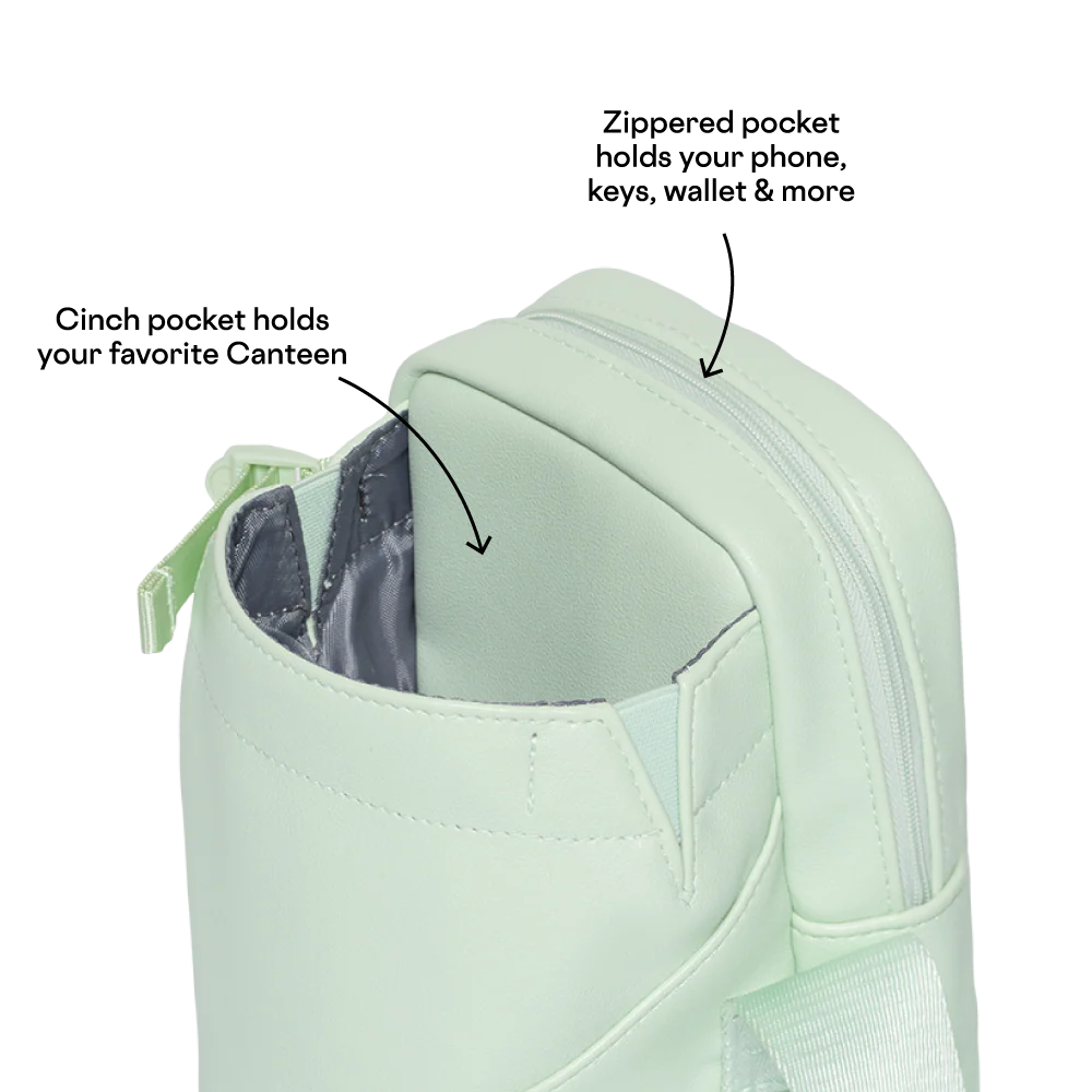 Sac Bandoulière pour Bouteille d'Eau Sage Mist – Corkcicle