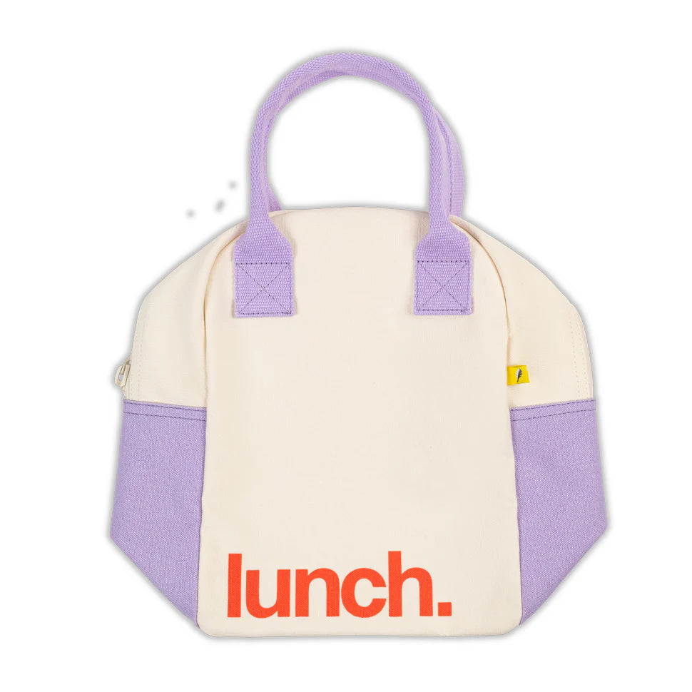 Sac à Lunch Lavande Coquelicot – Fluf