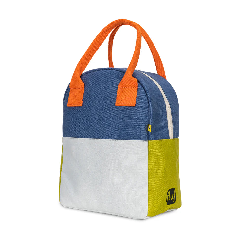Sac à Lunch Marine et Agrume – Fluf