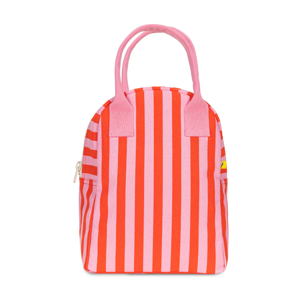 Sac à Lunch Rayures Rose – Fluf