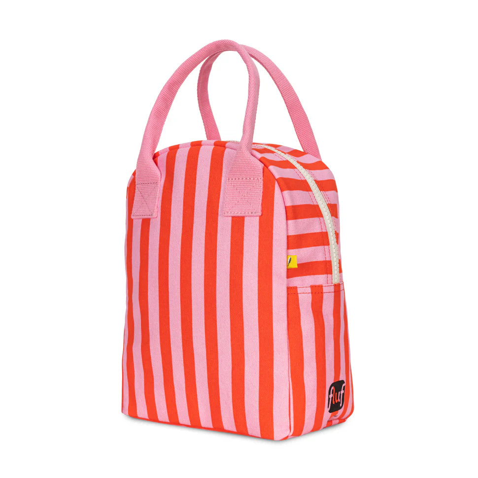 Sac à Lunch Rayures Rose – Fluf