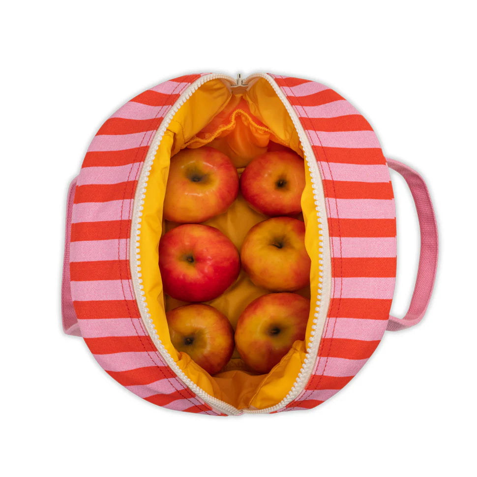 Sac à Lunch Rayures Rose – Fluf