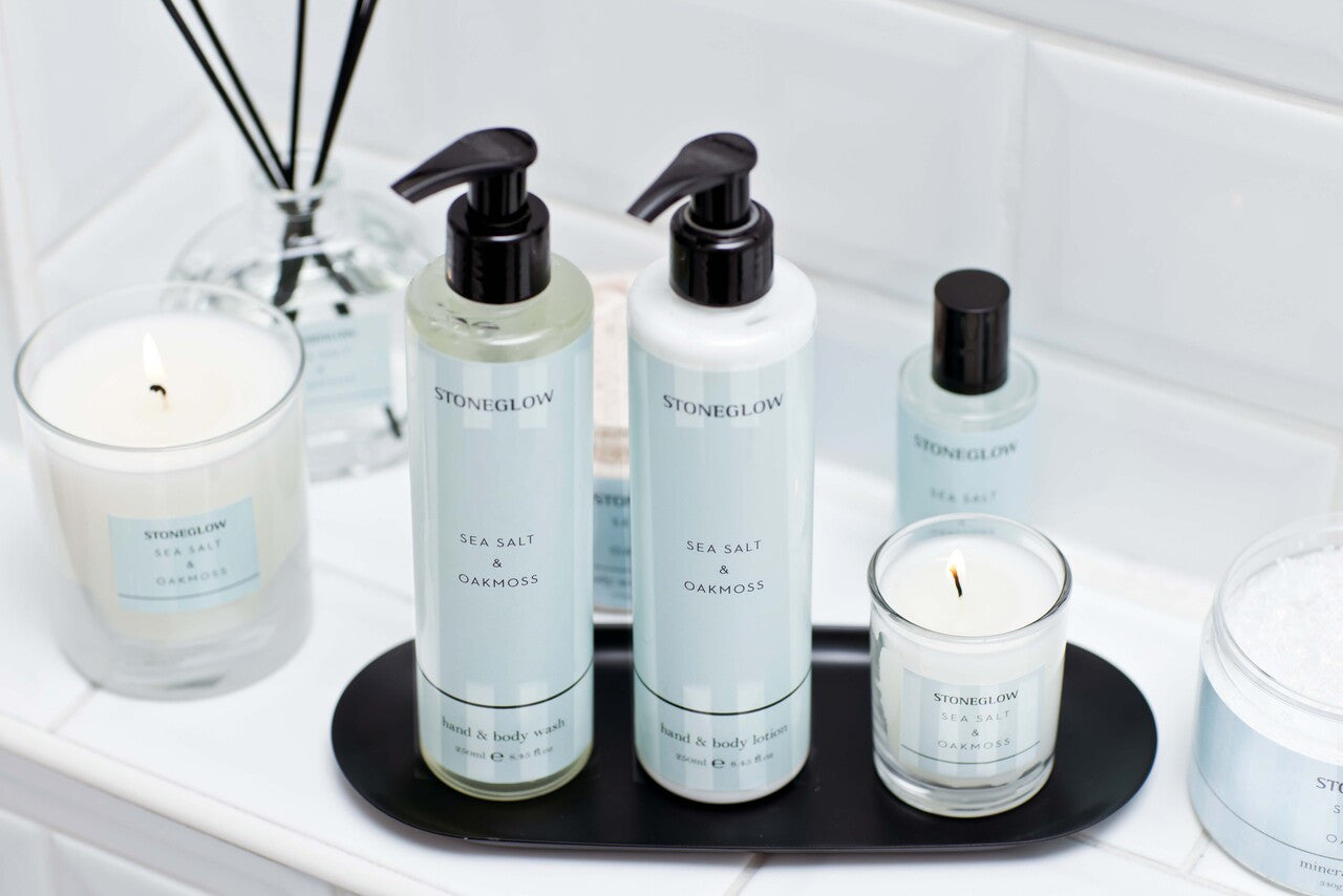 Savon pour Mains et Corps Sel Marin & Mousse de Chêne | Stoneglow