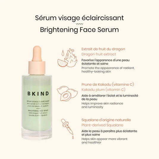 Sérum Visage Éclaircissant avec Vitamine C et Squalane – BKIND