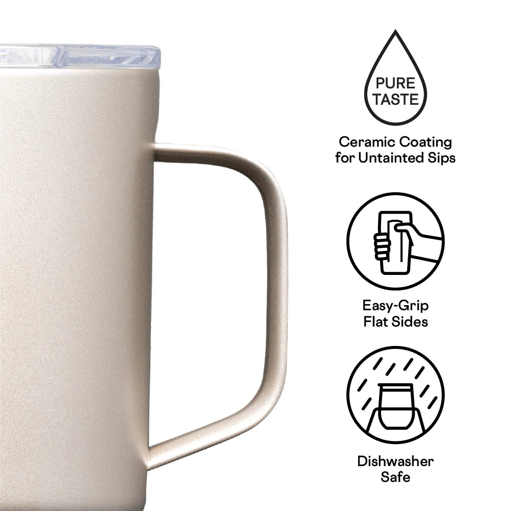 Tasse 16 oz Latté/Lait d'Avoine – Corkcicle