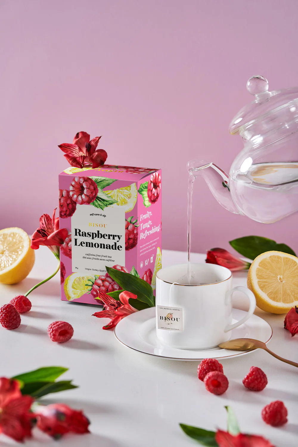 Thé aux Fruits Sans Caféine - Raspberry Lemonade