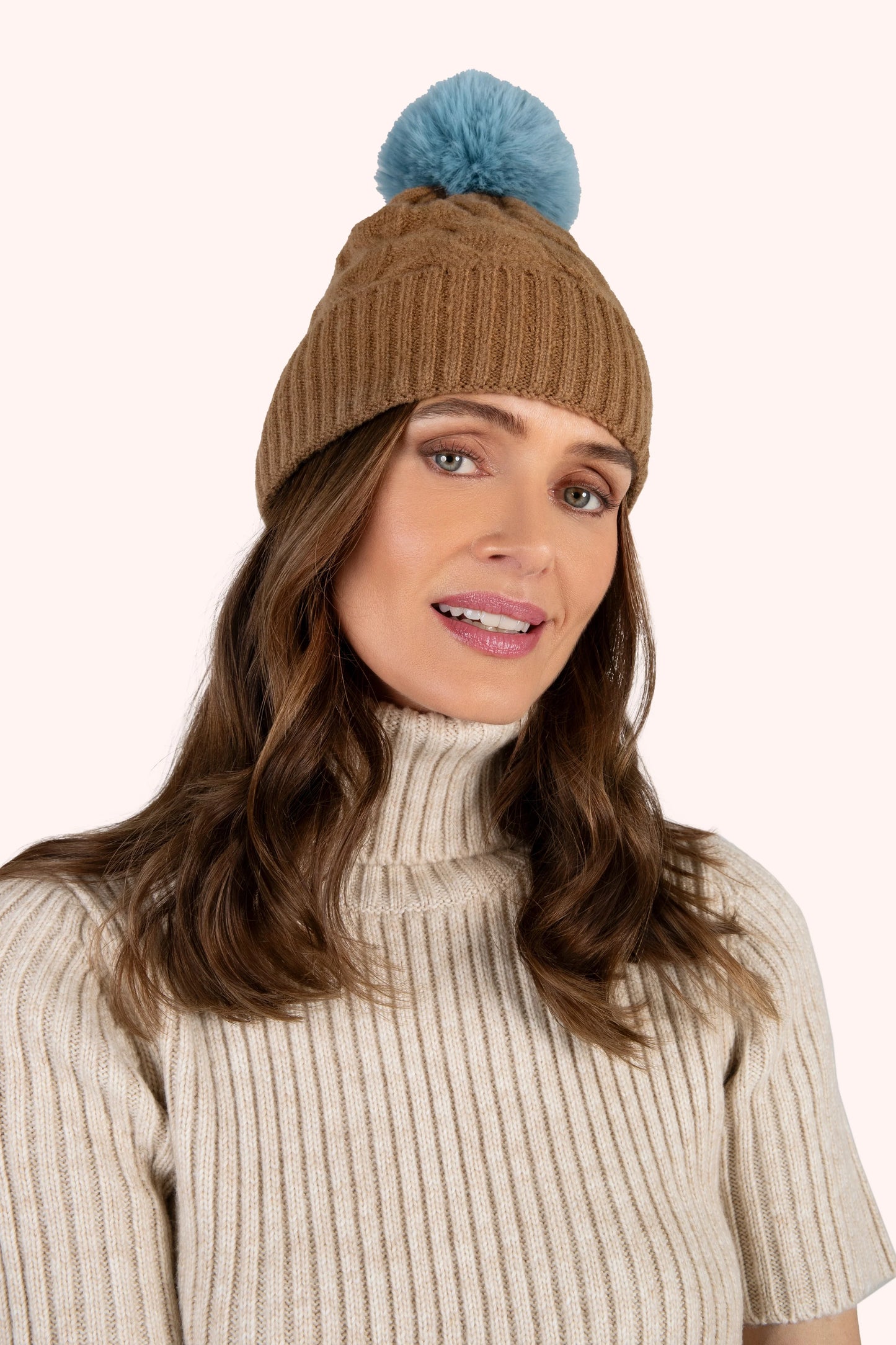 Tuque Elise - Chocolat/Glace