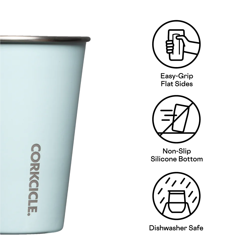 Verre Eco Stacker 18 oz Bleu Poudre – Corkcicle