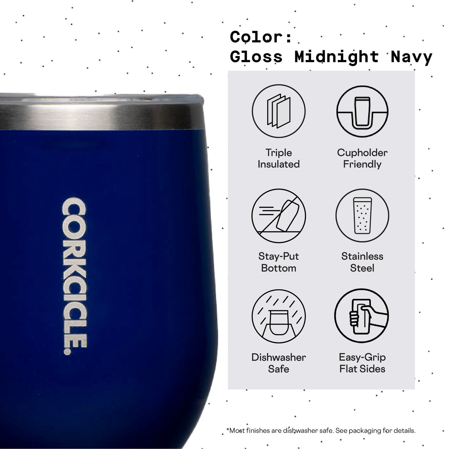 Verre 12 oz Bleu Minuit – Corkcicle