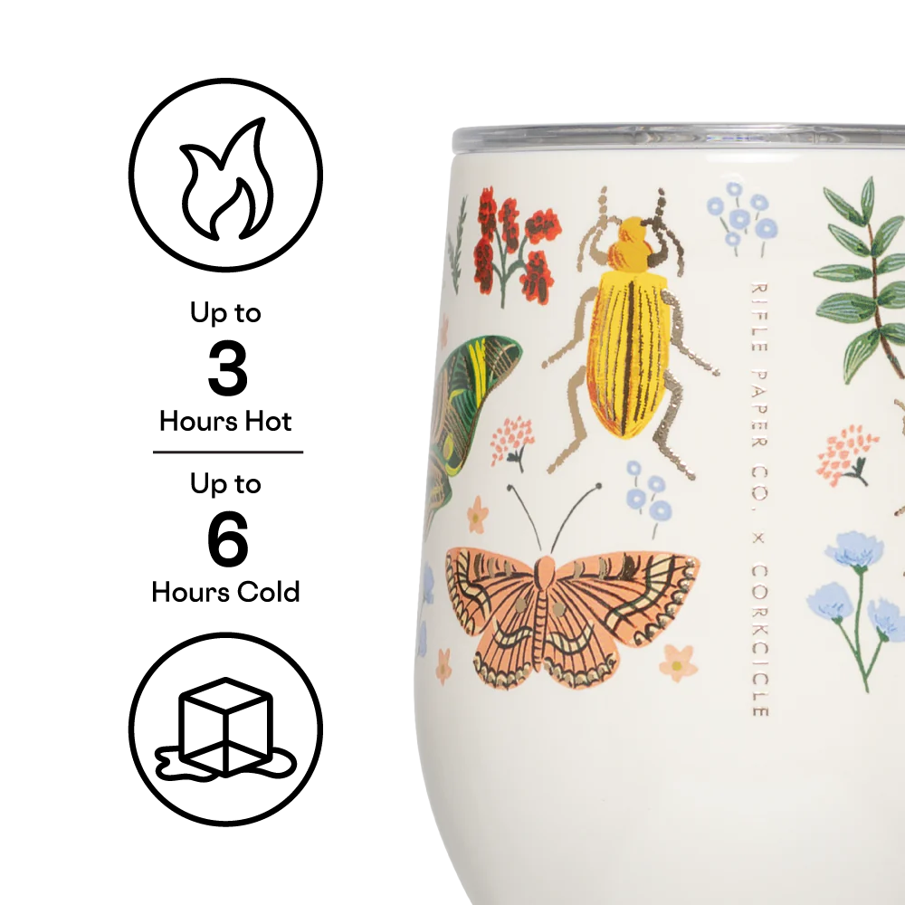 Verre 12 oz Rifle Paper Co. x Corkcicle Curio Crème – Corkcicle