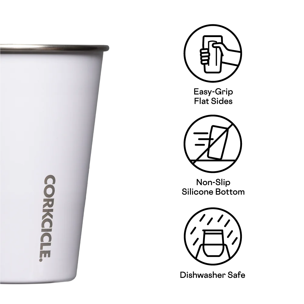 Verre Eco Stacker 18 oz Blanc – Corkcicle