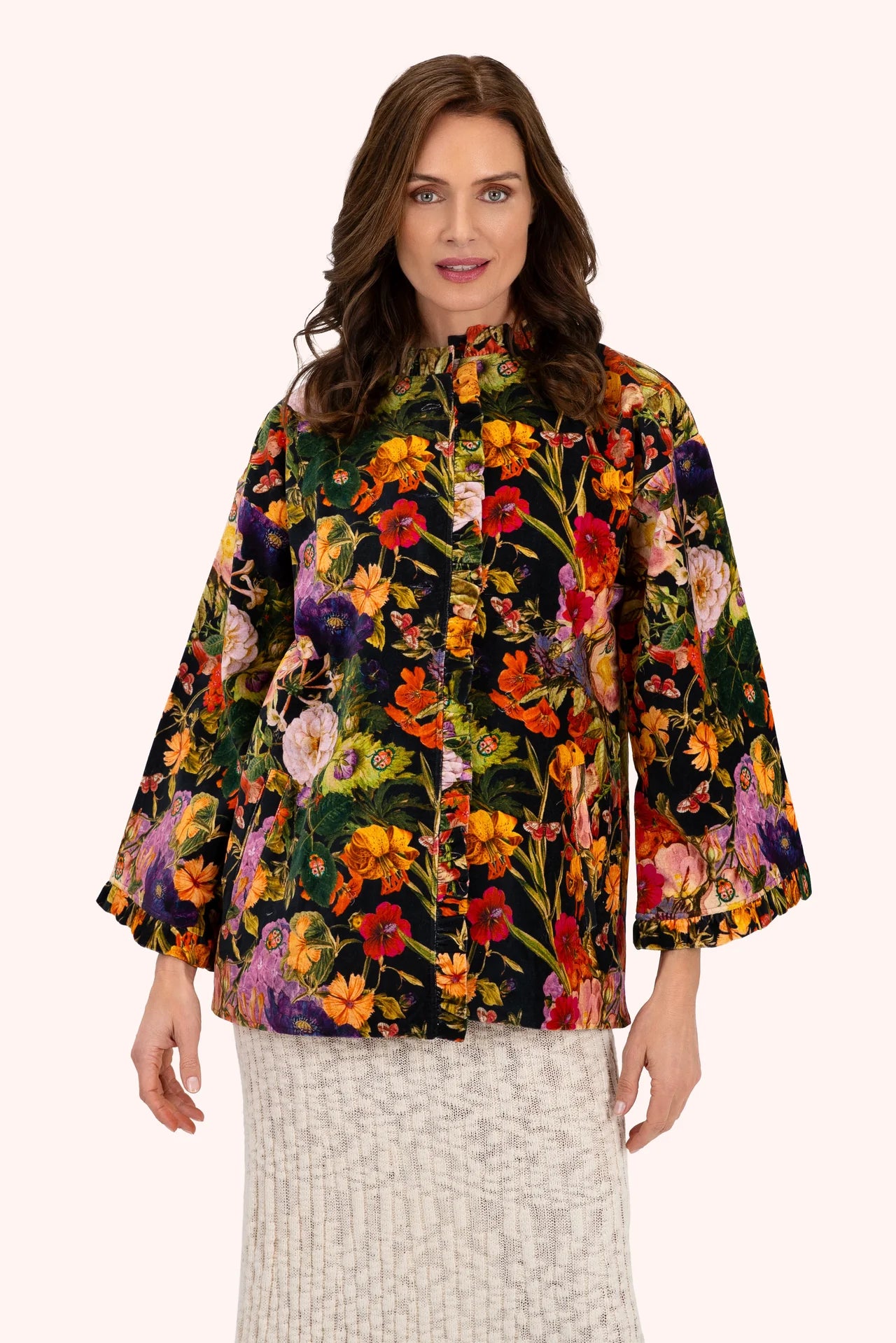 Veste en velours - Midnight Posy